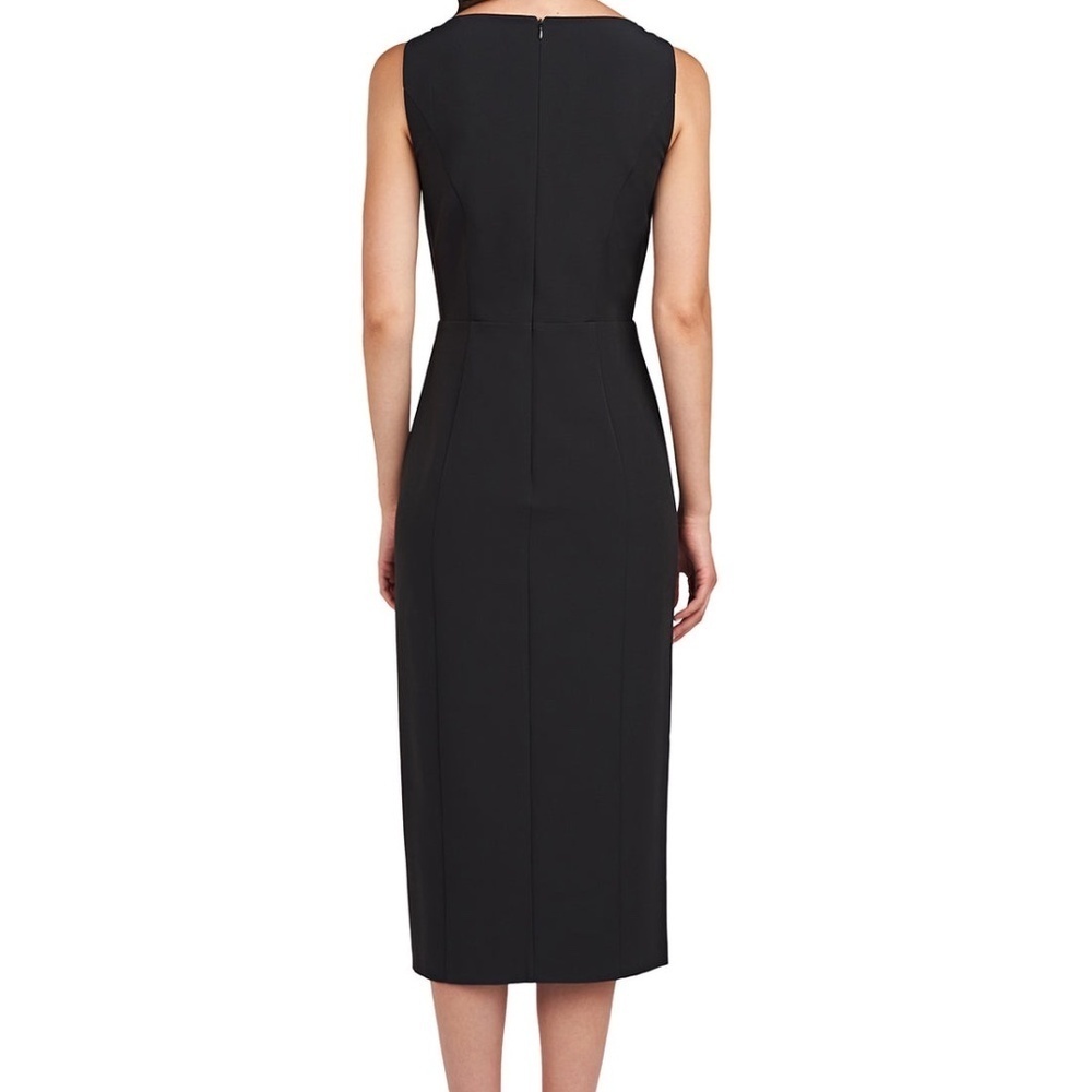 NEW SEALED IN BAG Kay Unger Brynn Midi Dress Size 16 Black - Picture 2 of 9